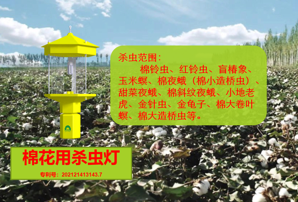 棉田专用杀虫灯